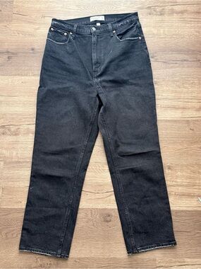 Abercrombie Curve Love Ankle Straight Ultra High Rise Jeans
